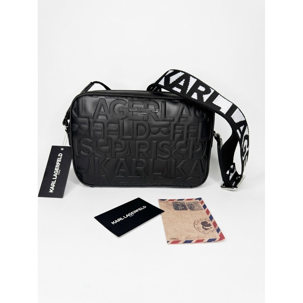 Karl Lagerfeld Maybelle Nylon Quilted Crossbody Bag